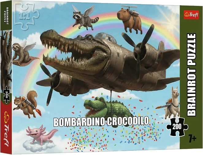 Puzzle Trefl BrainRots Bombardino Crocodilo 200 de piese