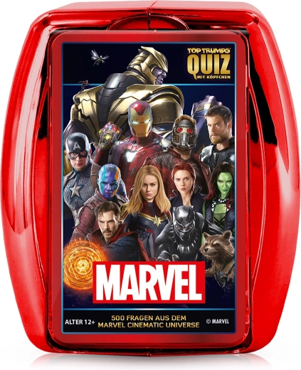 Winning Moves Top Trumps Quiz Marvel cinematic universe în cutie metalică - 1 bucată
