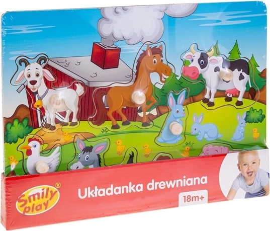 Smily Play inserție din lemn – La fermă