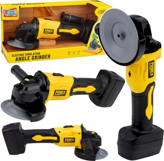 Polizor unghiular pentru copii cu sunet – galben