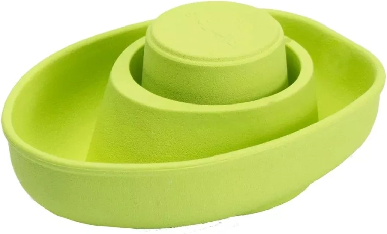 Bărcuță din cauciuc PlanToys verde - 1 bucată