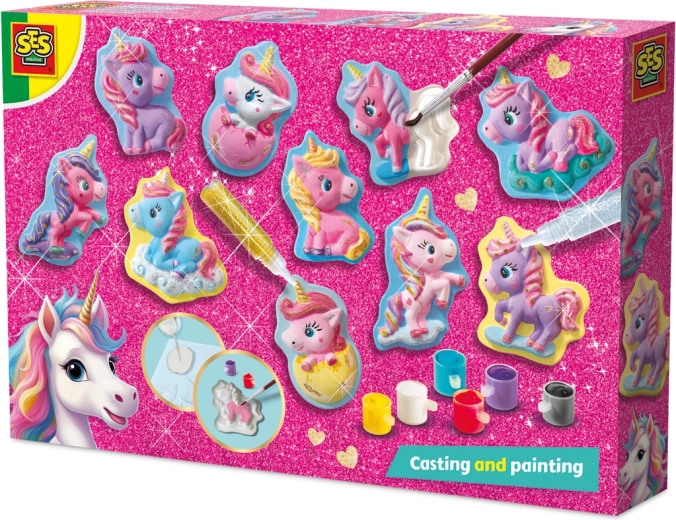 Set pentru turnare și pictare – pui de unicorni
