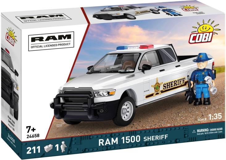 Cobi RAM 1500 Sheriff, set de construcție la scara 1:35 (211 de piese) - 1 bucată