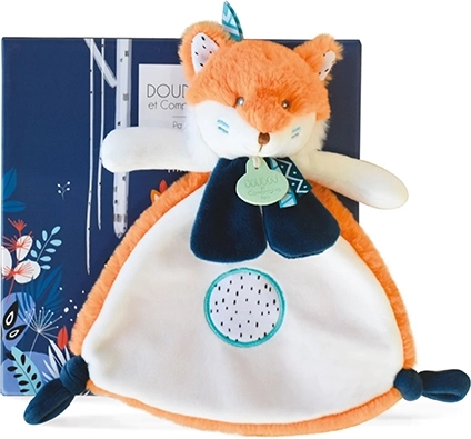 Set cadou Doudou Tiwipi - vulpiță de pluș moale 23 cm