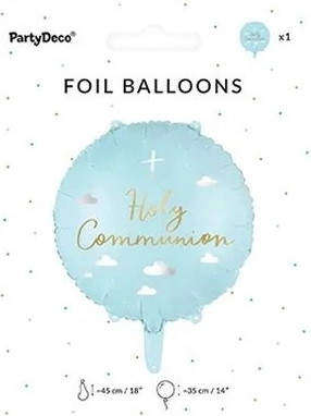 Balon din folie Holy Communion 45 cm mix