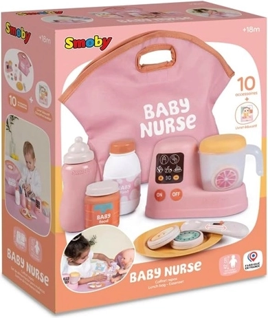 Set Smoby Baby Nurse cu încălzitor