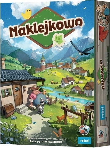 Rebel Naklejkowo: Cozy Stickerville – joc de familie cooperativ cu abțibilduri