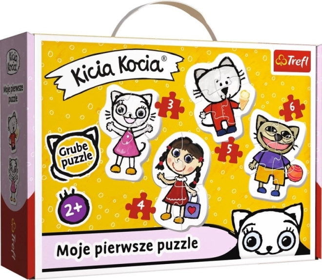 Primele mele puzzle-uri KICIA KOCIA TREFL Baby 2+