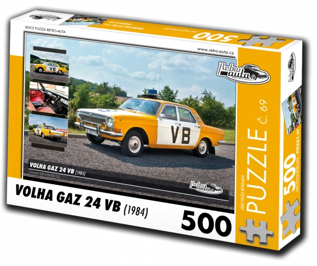 Puzzle RETRO-AUTA Volga GAZ 24 VB (1984) – 500 piese
