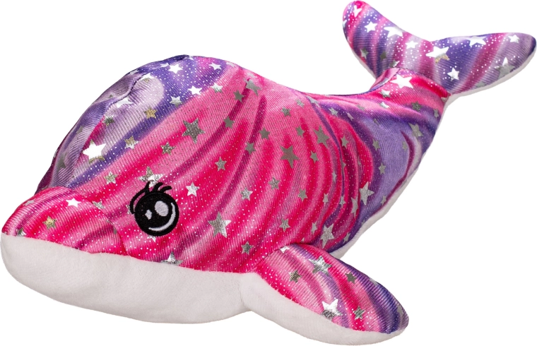 Delfin de pluș sclipitor 30 cm