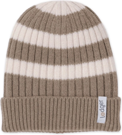 Căciulă tricotată din merino Lodger Stripe Buffalo 1–2 ani