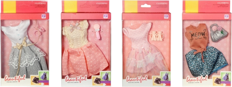 Hăinuță pentru păpușă tip Barbie cu accesorii