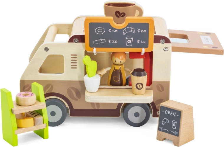 Cafenea mobilă din lemn Viga