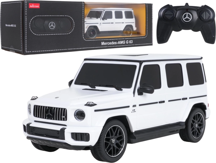 Mașină cu telecomandă Mercedes-AMG G63 RASTAR – Albă