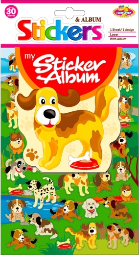 Album cu autocolante – câini
