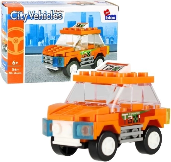 Set de construcție Alleblox City taxi - 1 bucată