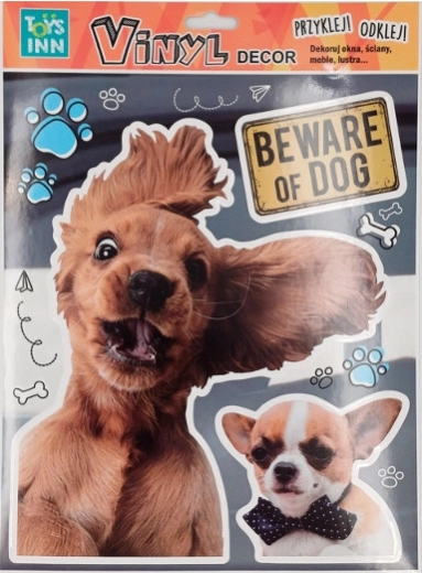 Autocolante din vinil cu câine