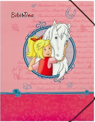 Bibi & Tina mapă cu elastic A4