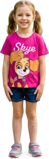 Tricou pentru fete Patrula Cățelușilor Skye