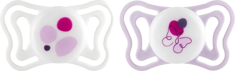 Suzete Chicco Physioforma Light, ortodontice din silicon, roz, 2–6 luni, 2 buc.