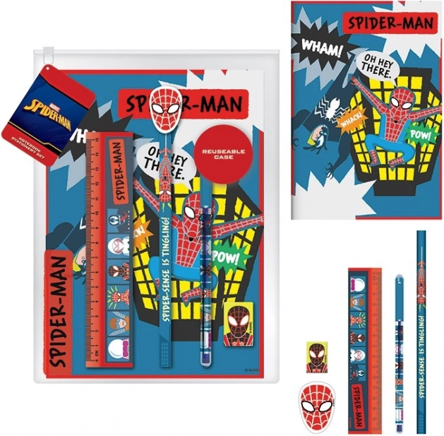 Set școlar premium Spider‑Man Sketch