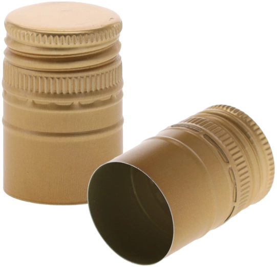 Capac filetat din aluminiu 30×44 mm pentru sticle de 0,7 l