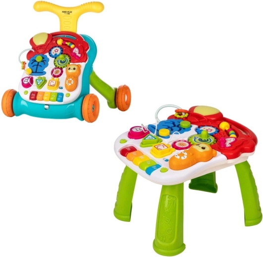 Freeon free2play premergător și măsuță de joacă 2în1 walk & play
