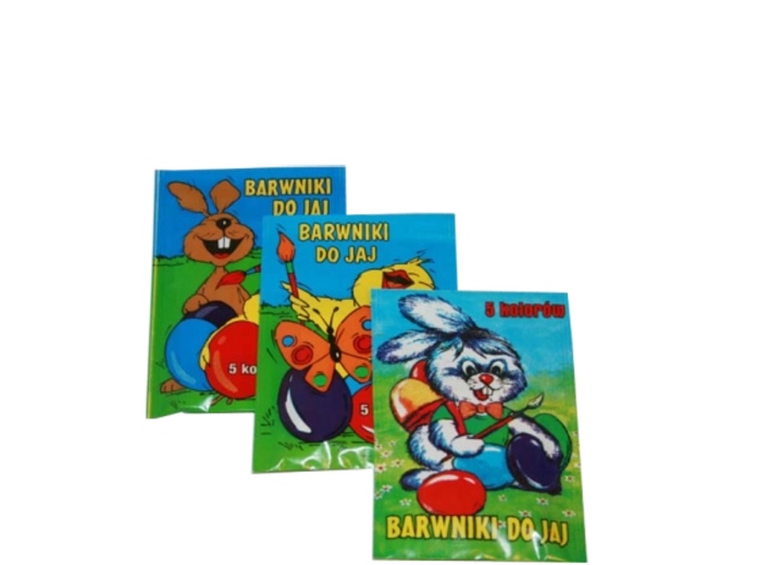 Vopsele pentru ouă de Paște Chemikol – set cu 5 coloranți alimentari