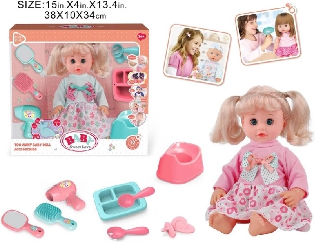 Baby Sweet Love – bebeluș interactiv cu oliță și accesorii