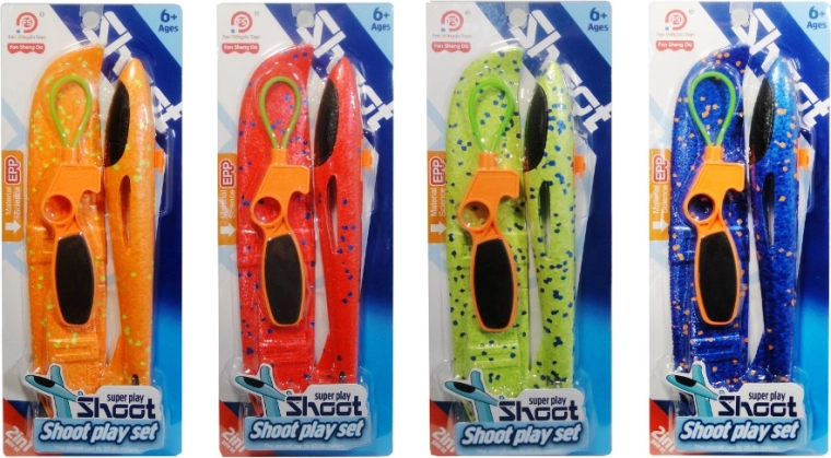 Avion din spumă cu lansator