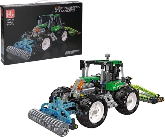 Set de construcție JIE STAR tractor, 565 de piese
