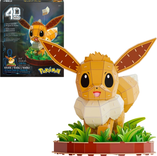 Spin Master 4D Build Pokémon Eevee model puzzle 3D de asamblat