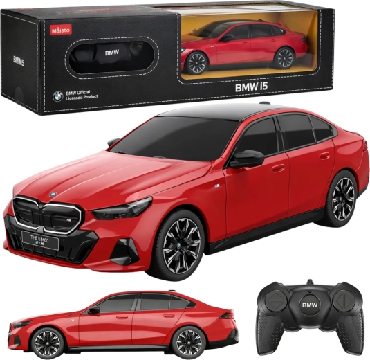BMW i5 RC mașină 1:24 roșie RASTAR