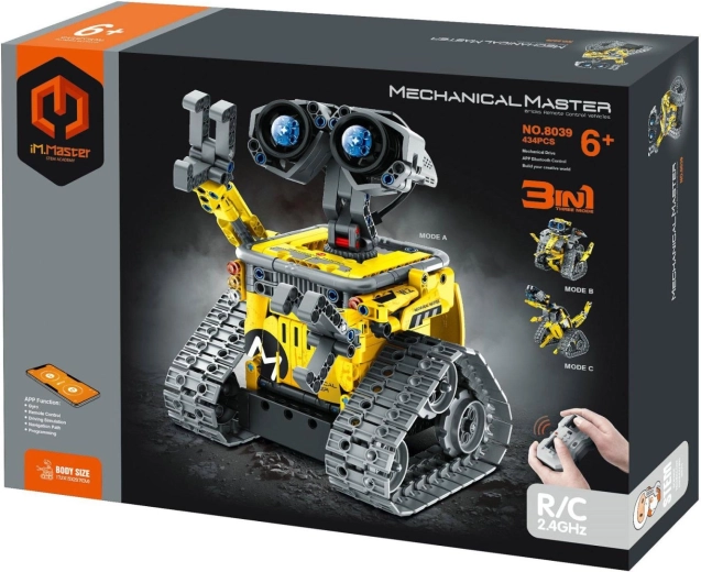 Set de construcție iM.MASTER 3 în 1, robot RC programabil, 434 de piese