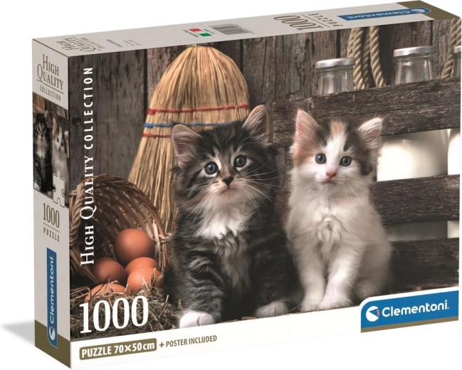 Puzzle 1000 piese – pisicuțe iubite CLEMENTONI