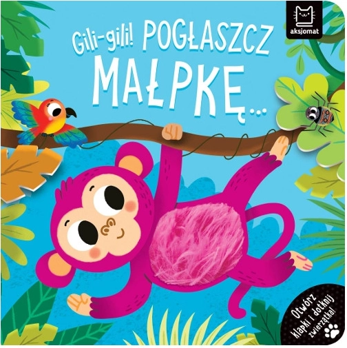 Gili-gili! Mângâie maimuțica – carte interactivă tactilă pentru cei mai mici