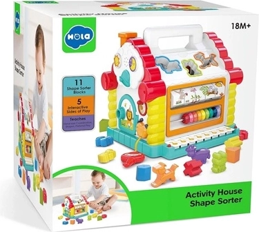 Căsuță cu forme de introdus Hola Smily Play