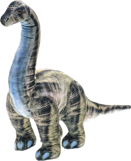 Brontozaur din pluș 55 cm – dinozaur în picioare pentru copii de la naștere