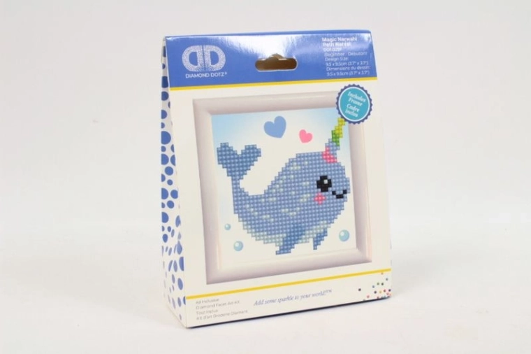 Diamond Dotz Magic narval – set pentru broderie cu diamante