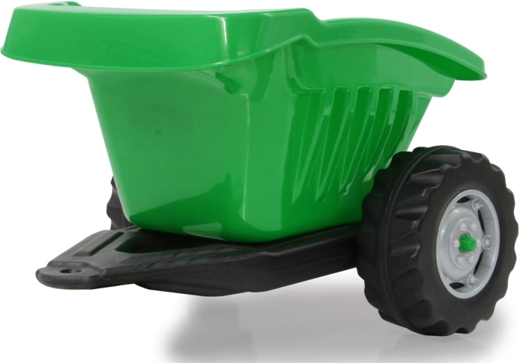 Remorcă pentru tractorul pentru copii Strong Bull, verde