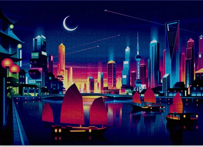 Puzzle CLOUDBERRIES Skyline – 1000 piese