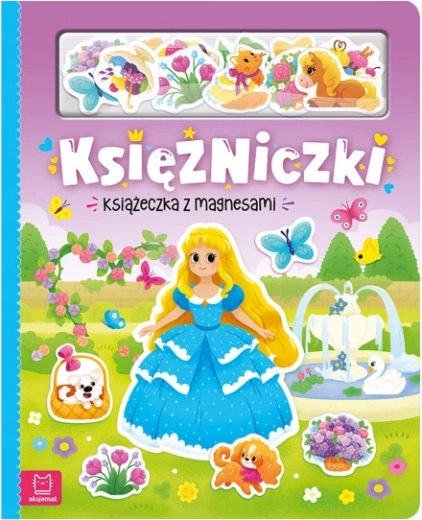Prințese – carte magnetică pentru copii