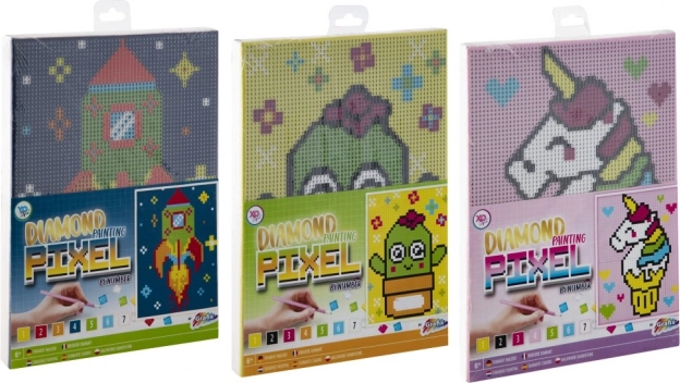 Pictură cu diamante pe ramă Grafix Unicorn 15x20cm