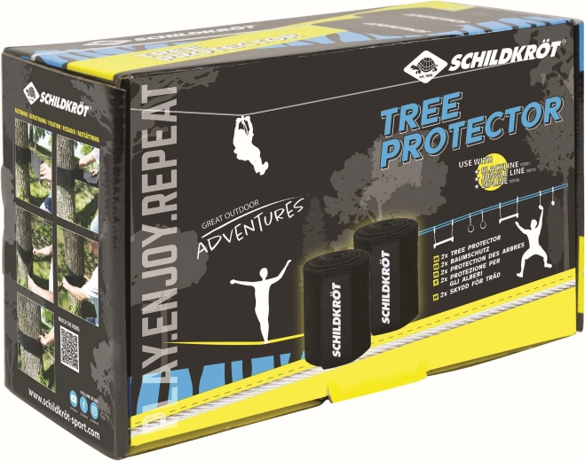 Schildkröt protecție pentru scoarța copacilor pentru slackline