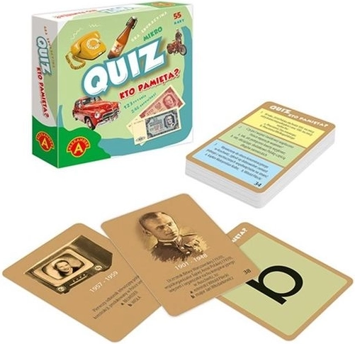 Quiz Kto Pamięta? joc educativ de buzunar