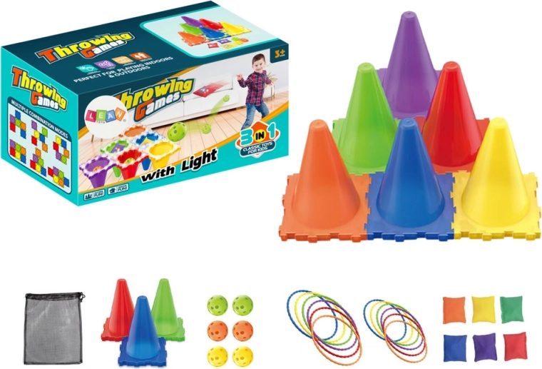 Set de jocuri sportive artizanale Target Dart 3‑în‑1