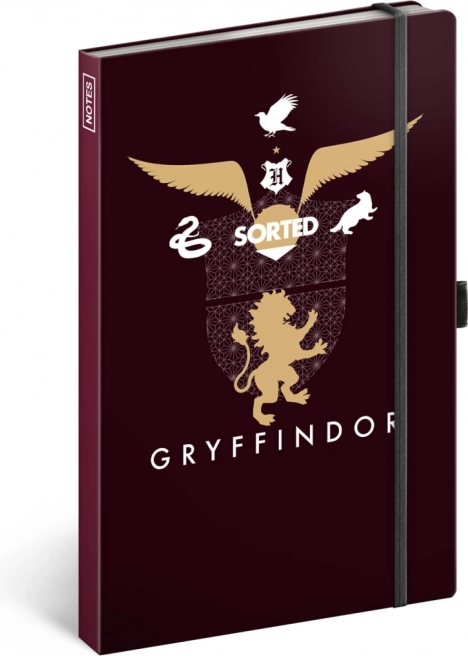 Caiet Harry Potter Gryffindor, dictat 13 × 21 cm