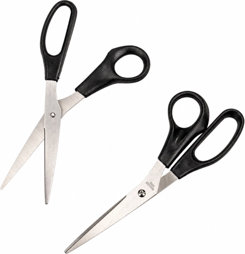 Foarfeci de birou Taurus negre 21 cm - 1 bucată