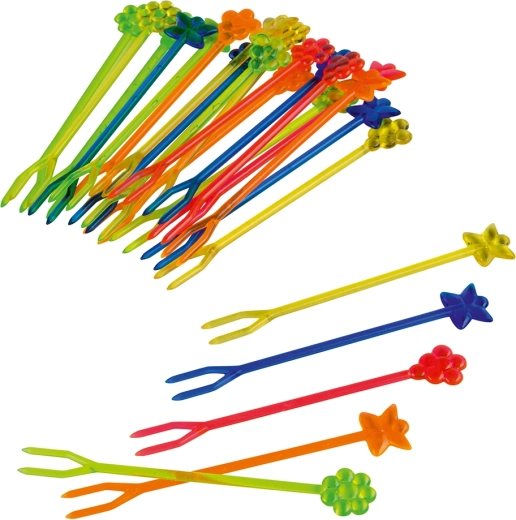 Țepușă din plastic în formă de floare 8,5 cm - 1 bucată
