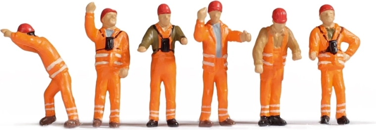 NOCH set figurine manevranți H0 (6 buc.)